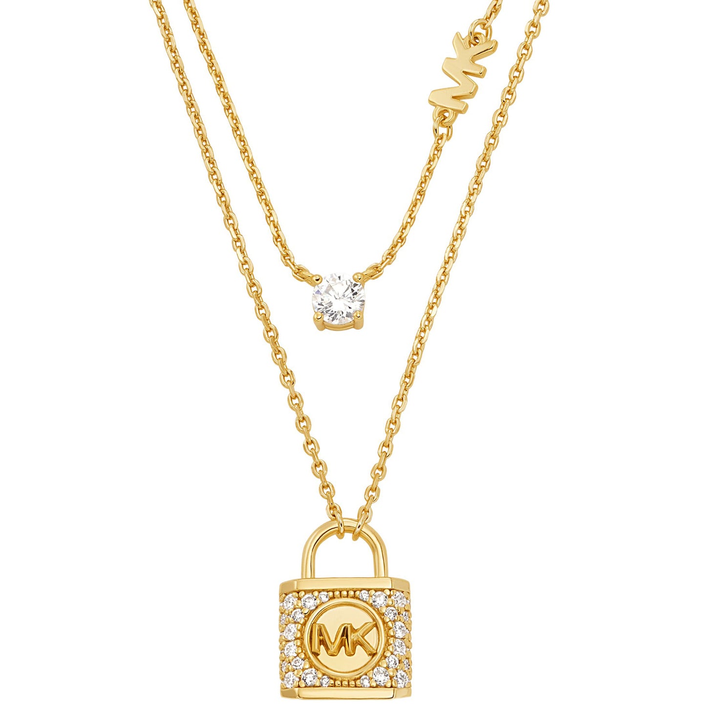 Michael Kors MKC164200710 Premium Necklace In Gold Plated Silver