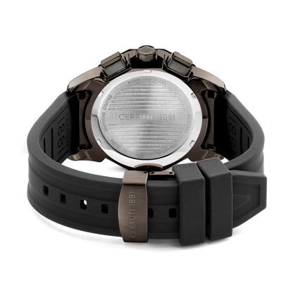 Cerruti CIWGQ2224103 Molveno Black Silicon Strap