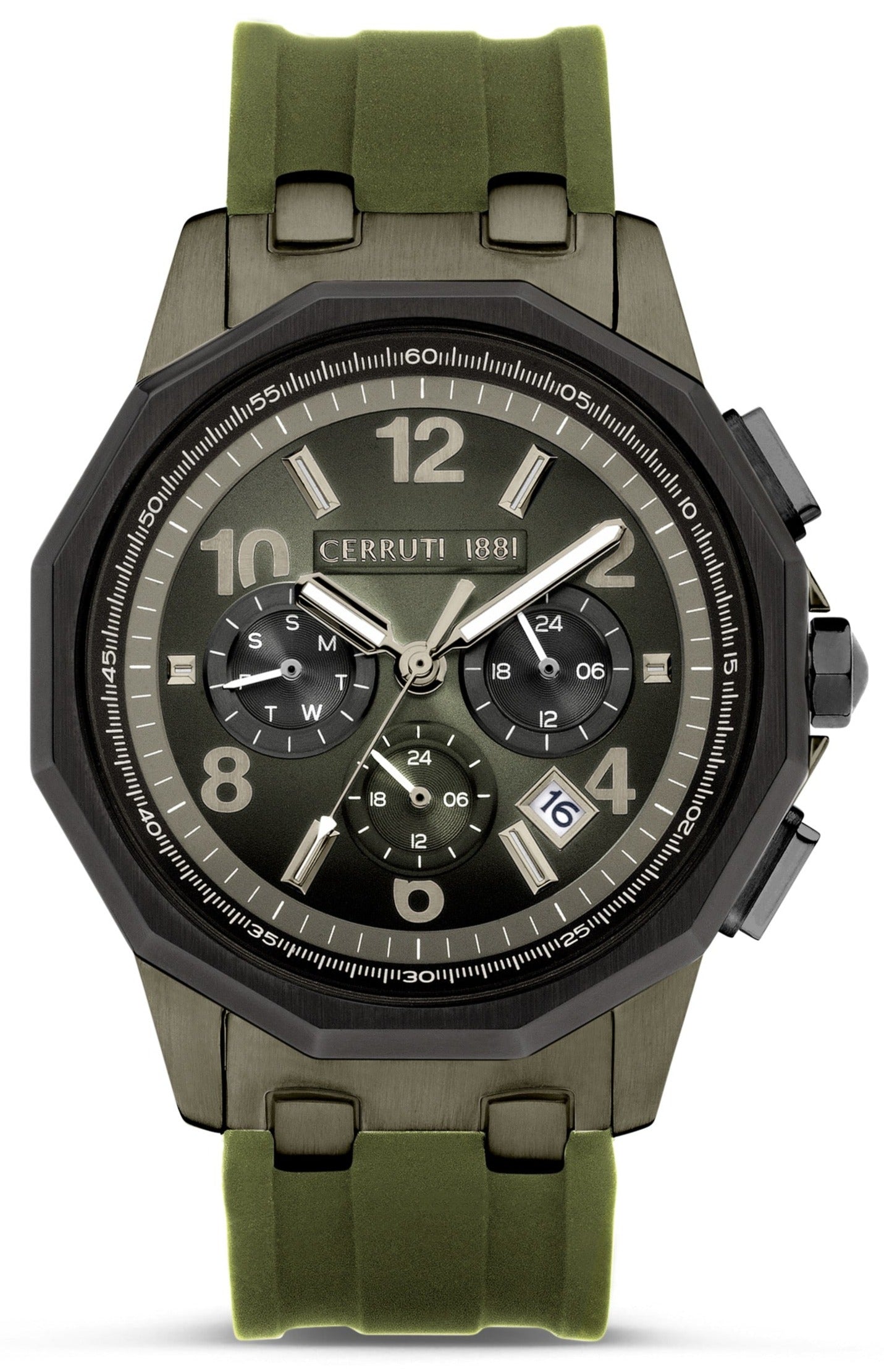 Cerruti CIWGQ2224104 Molveno Khaki Silicon Strap