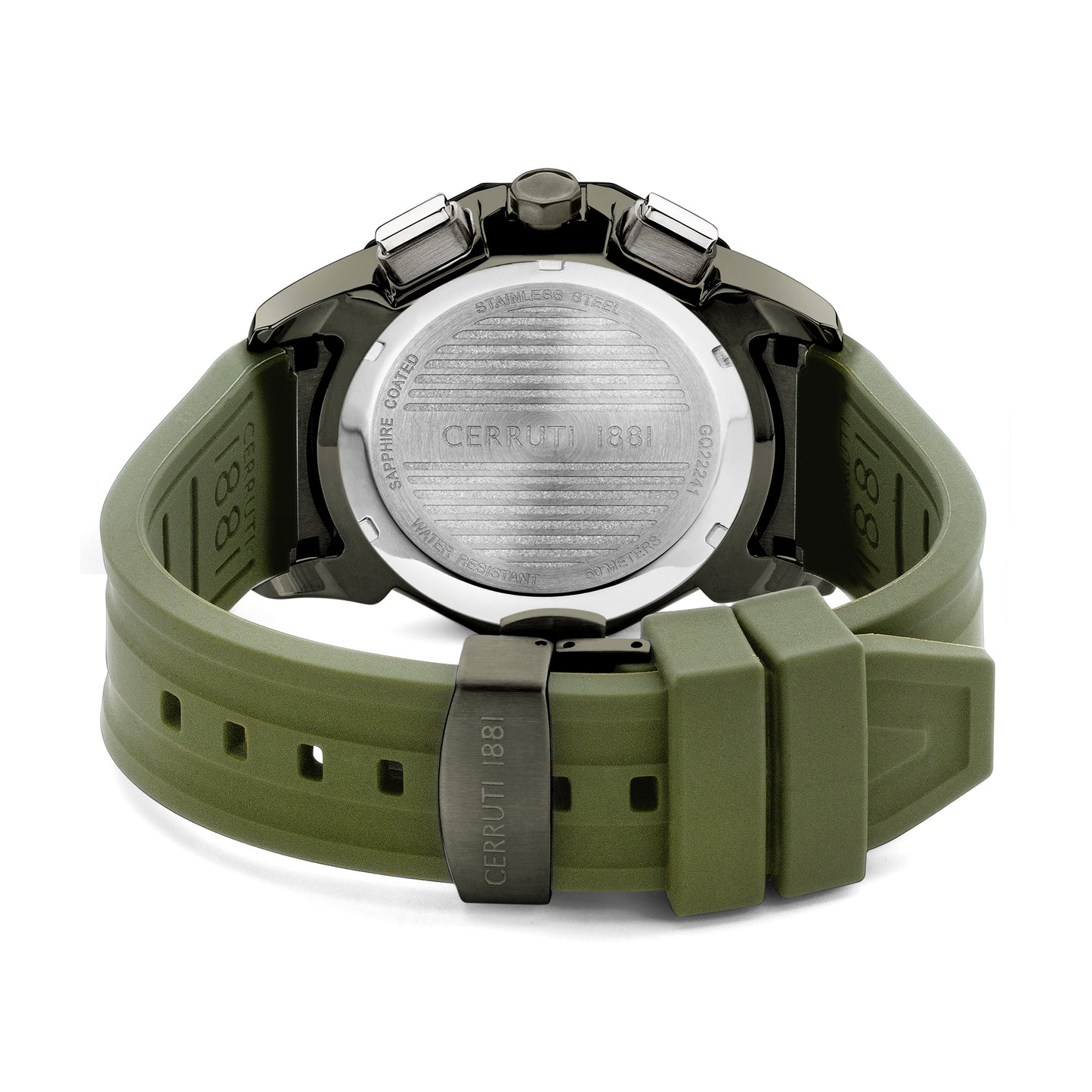 Cerruti CIWGQ2224104 Molveno Khaki Silicon Strap