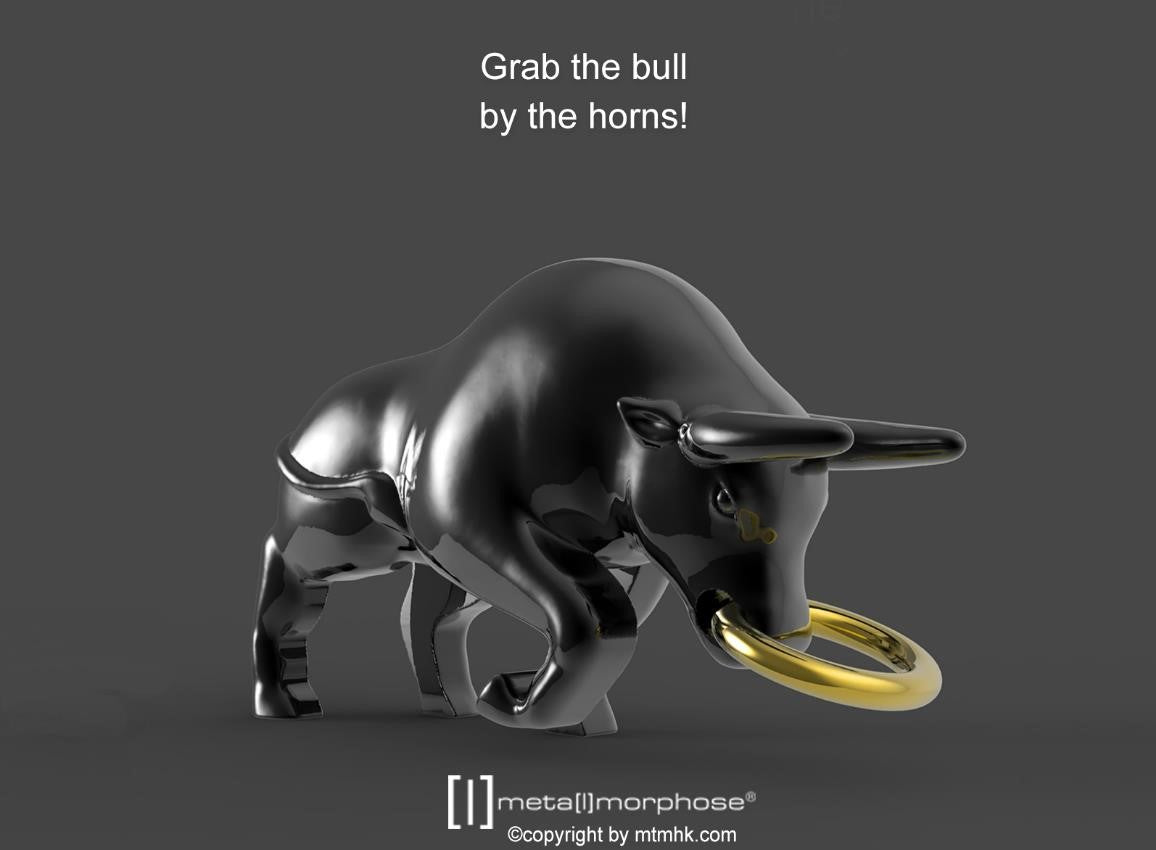 Metalmorphose MTM092-01 Bull Μπρελόκ από Αλόη