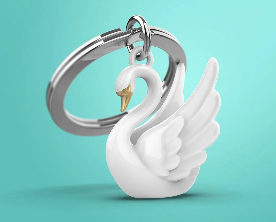 Metalmorphose MTM143-01 Swan Μπρελόκ από Αλόη