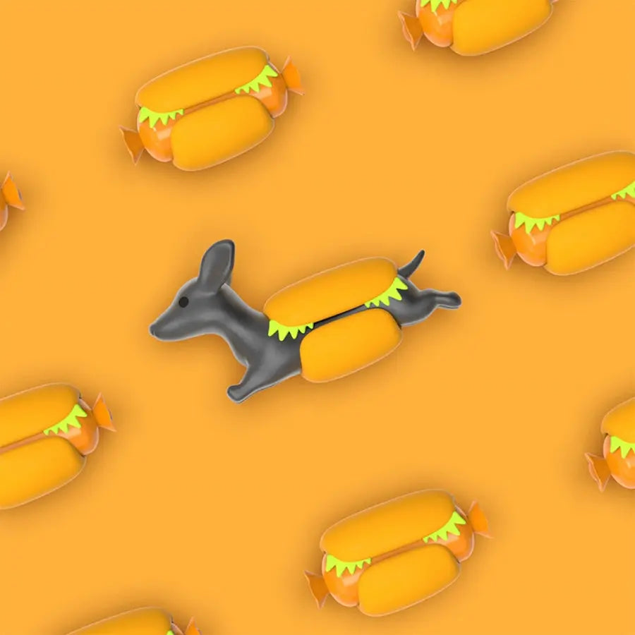 Metalmorphose MTM250-01 Dachshund Hotdog Μπρελόκ από Αλόη
