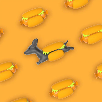 Metalmorphose MTM250-01 Dachshund Hotdog Μπρελόκ από Αλόη