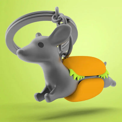 Metalmorphose MTM250-01 Dachshund Hotdog Μπρελόκ από Αλόη