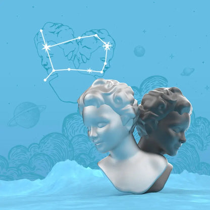 Metalmorphose MTM352-01 Gemini Μπρελόκ από Αλόη Ζώδιο Δίδυμος