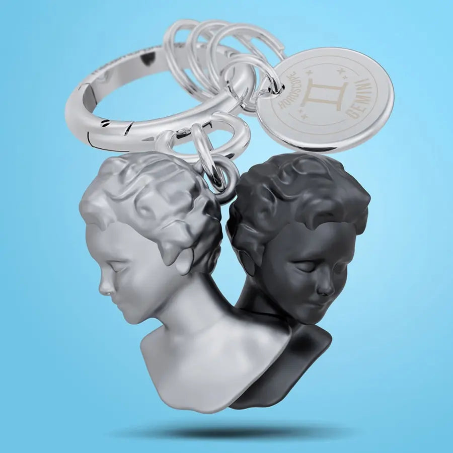 Metalmorphose MTM352-01 Gemini Μπρελόκ από Αλόη Ζώδιο Δίδυμος
