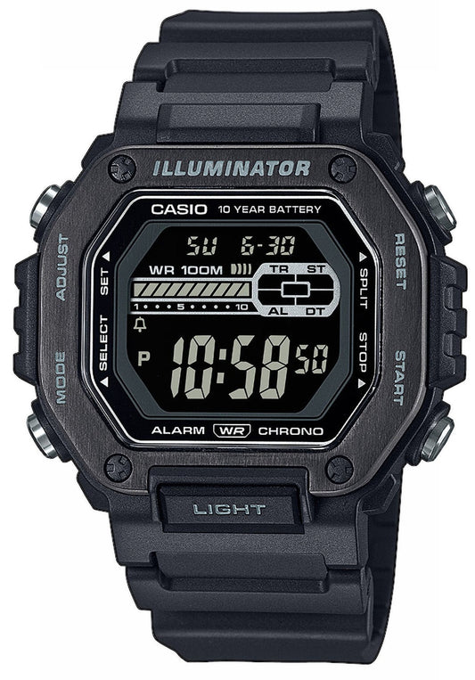 CASIO MWD-110H-8BVEF Digital Gray Rubber Strap