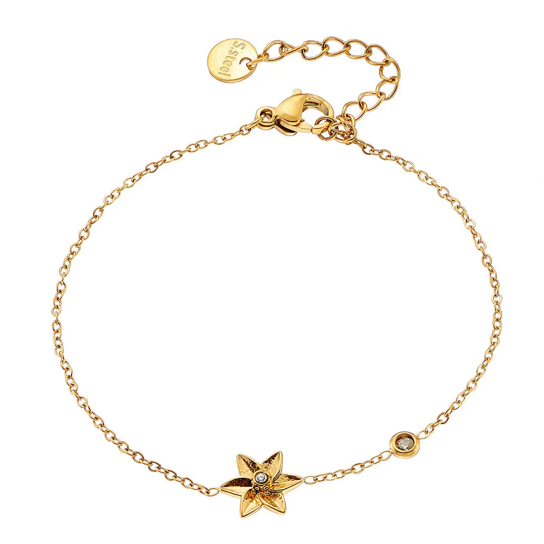 Bracelet N00978G Women's Gold Plated Steel