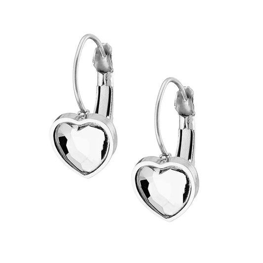 N02139G Gold Plated Steel Dangle Earrings