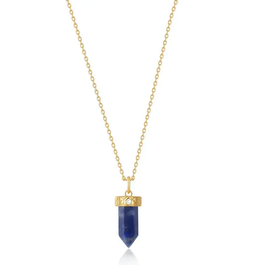 Ania Haie N039-03G-L Κολιέ Lapis Point Από Επιχρυσωμένο Ασήμι