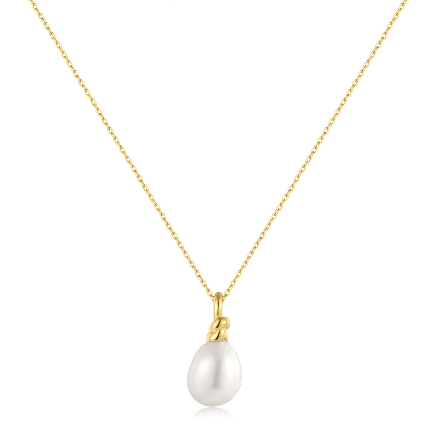 Ania Haie N058-02G Κολιέ Freshwater Pearl Από Επιχρυσωμένο Ασήμι