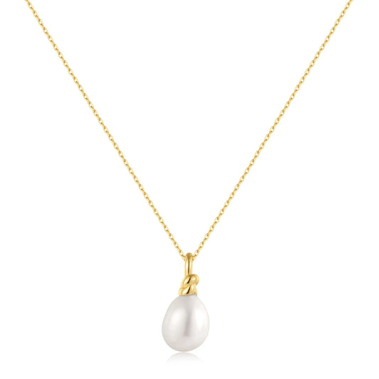 Ania Haie N058-02G Κολιέ Freshwater Pearl Από Επιχρυσωμένο Ασήμι