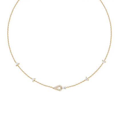 Ania Haie N059-03G Κολιέ Geometric Satellite Από Επιχρυσωμένο Ασήμι
