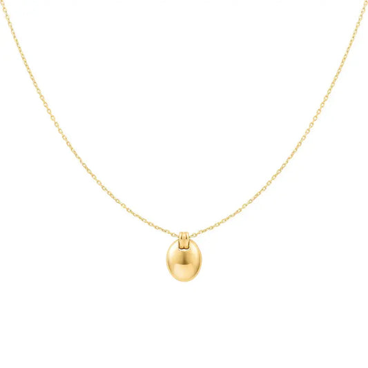 Ania Haie N062-03G Κολιέ Oval Charm Από Επιχρυσωμένο Ασήμι