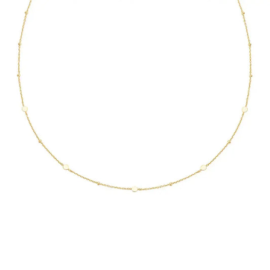 Ania Haie N063-01G Κολιέ Disc Από Επιχρυσωμένο Ασήμι