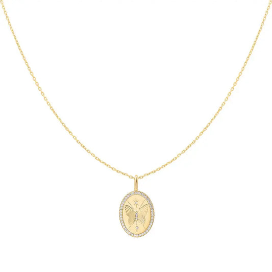Ania Haie N064-05G Κολιέ Butterfly Από Επιχρυσωμένο Ασήμι