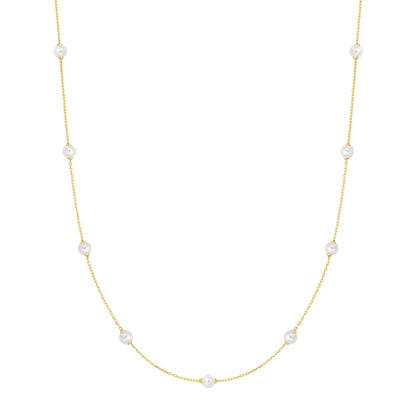 Ania Haie N065-03G Κολιέ Shell Pearl Από Επιχρυσωμένο Ασήμι