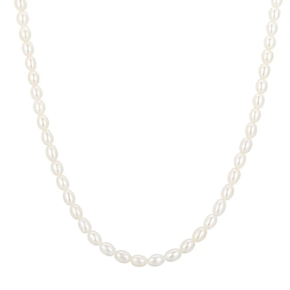 Ania Haie N069-02G Κολιέ Shell Pearl Από Επιχρυσωμένο Ασήμι με Πέρλες