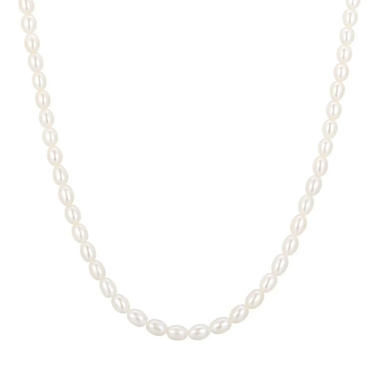 Ania Haie N069-02G Κολιέ Shell Pearl Από Επιχρυσωμένο Ασήμι με Πέρλες