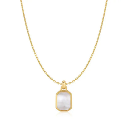 GM220W Zircon Heart Necklace In Platinum Plated Silver