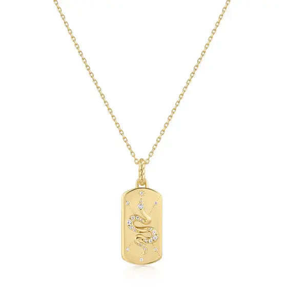GM220W Zircon Heart Necklace In Platinum Plated Silver