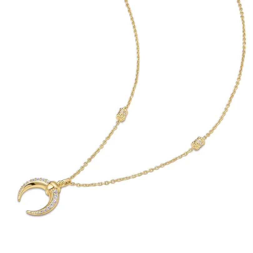 Ania Haie N072-08G Κολιέ Reversible Horn Από Επιχρυσωμένο Ασήμι