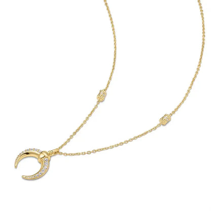 Ania Haie N072-08G Κολιέ Reversible Horn Από Επιχρυσωμένο Ασήμι