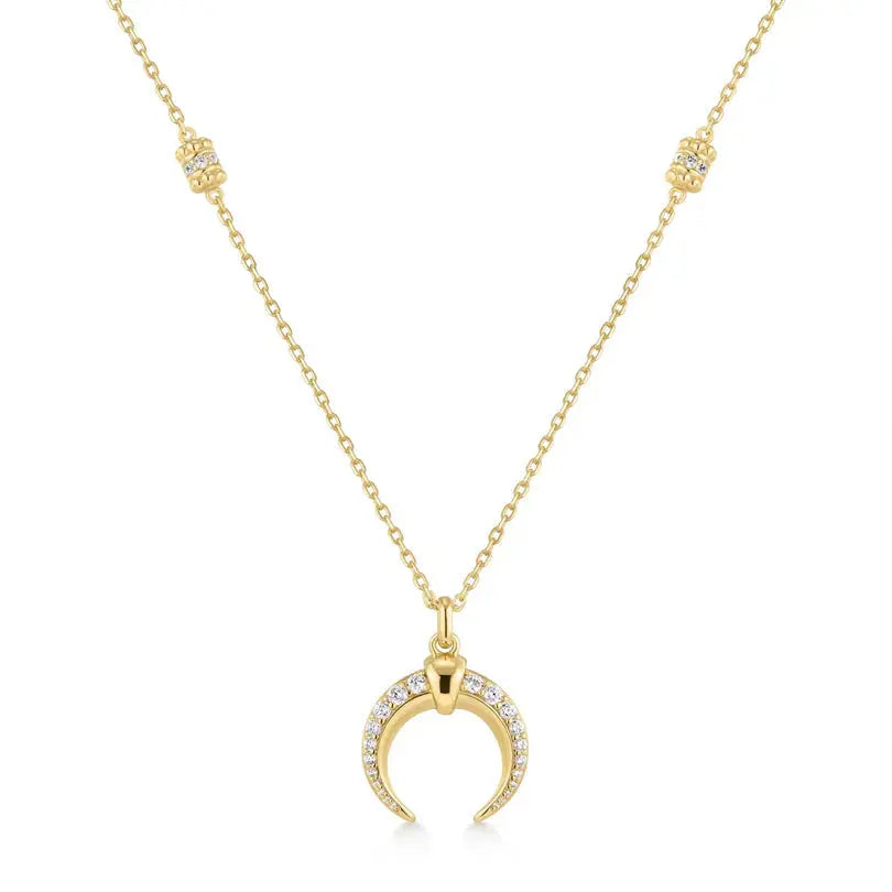 Ania Haie N072-08G Κολιέ Reversible Horn Από Επιχρυσωμένο Ασήμι