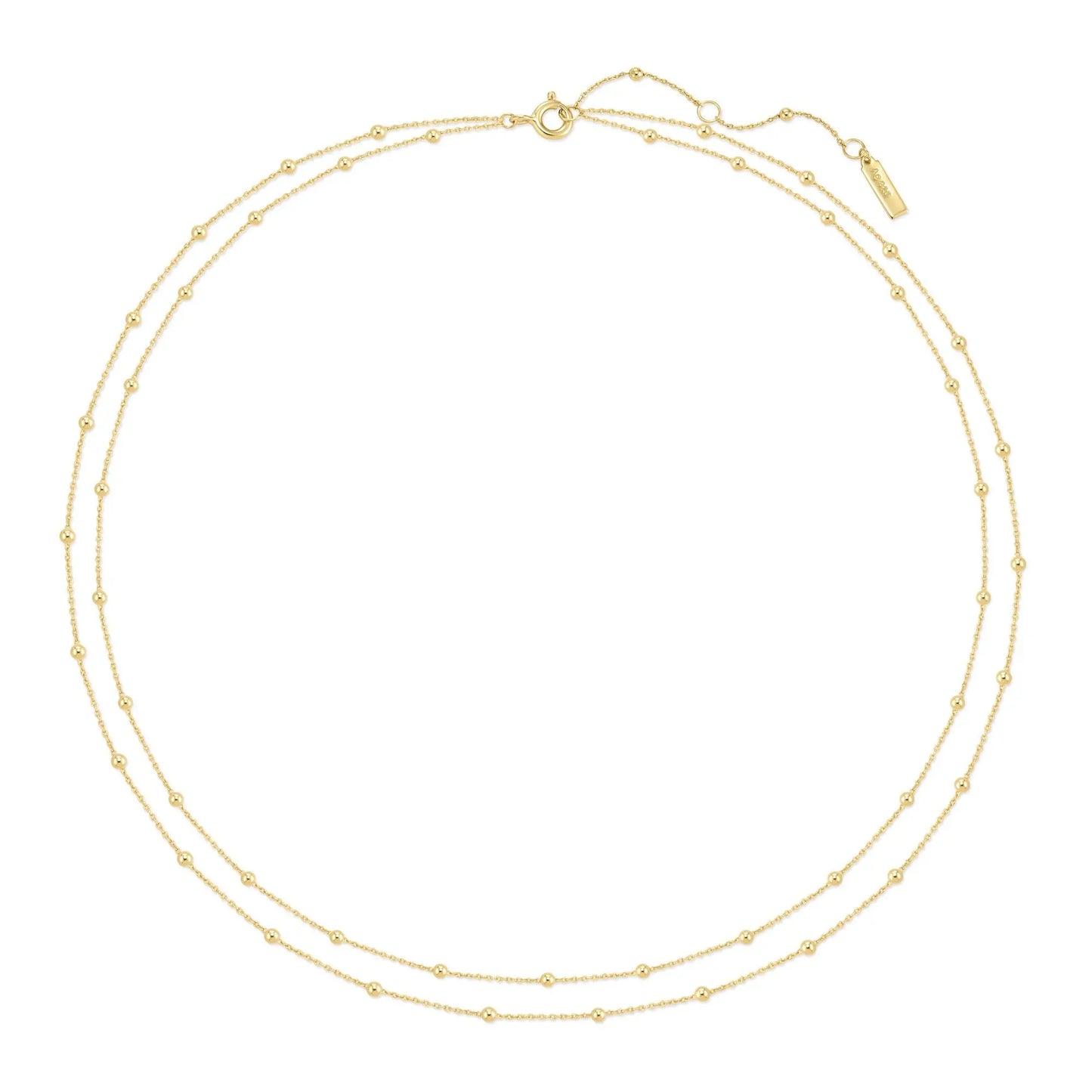 GM220W Zircon Heart Necklace In Platinum Plated Silver