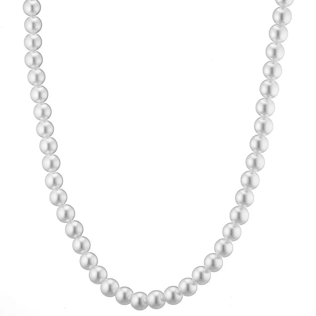 N07139G Gold Plated Steel Necklace with Green Zircon