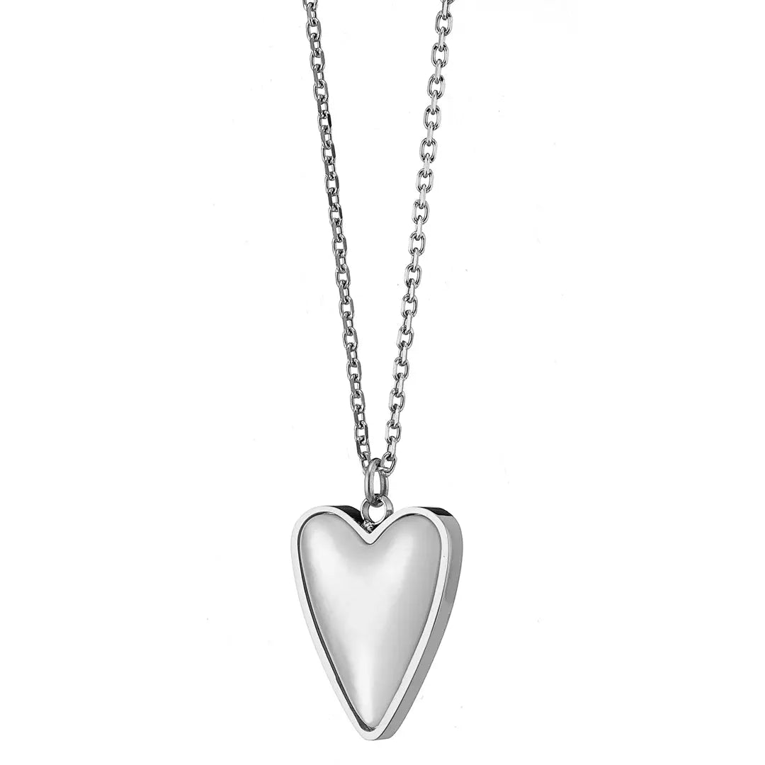 N07139G Gold Plated Steel Necklace with Green Zircon