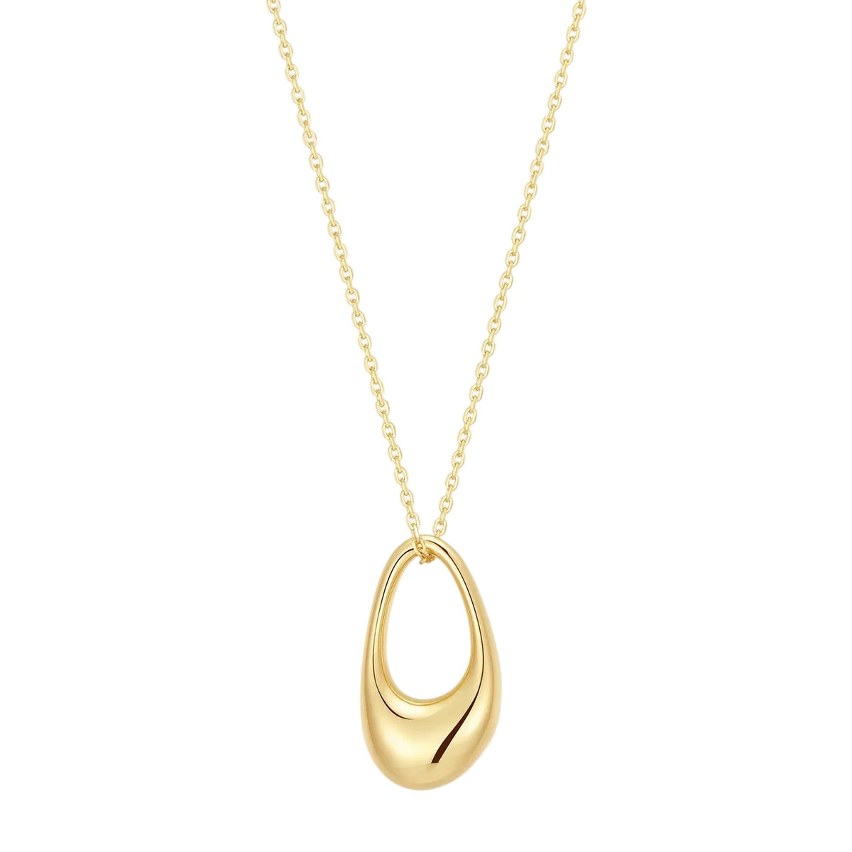 GM220W Zircon Heart Necklace In Platinum Plated Silver