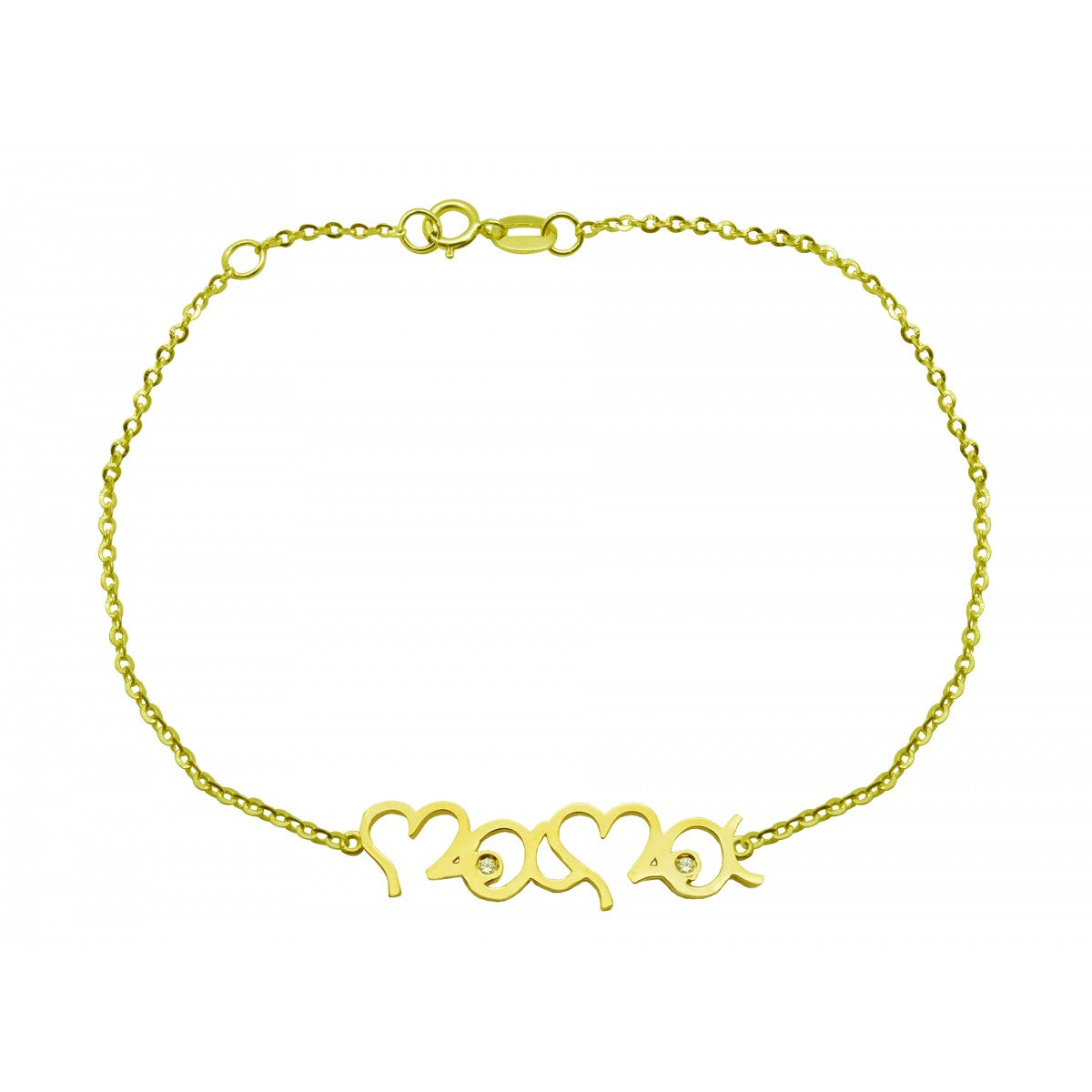 Infinity Bracelet BS733G in 9ct Gold