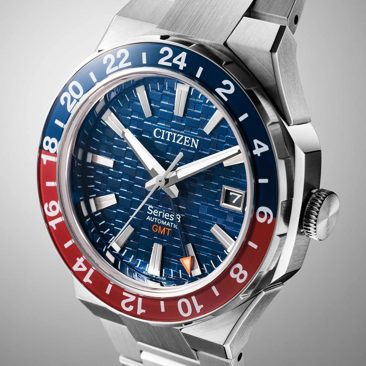 Citizen NB6030-59L Series 8 880 GMT Stainless Steel Bracelet