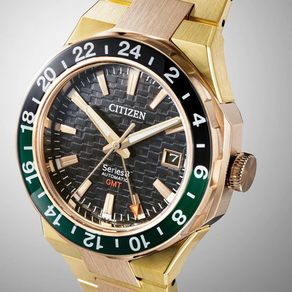 Citizen NB6033-51E Series 8 880 GMT Gold Stainless Steel Bracelet