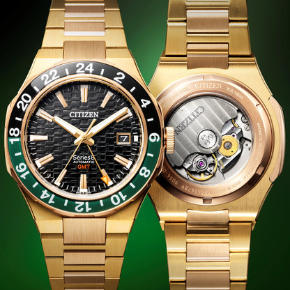 Citizen NB6033-51E Series 8 880 GMT Gold Stainless Steel Bracelet