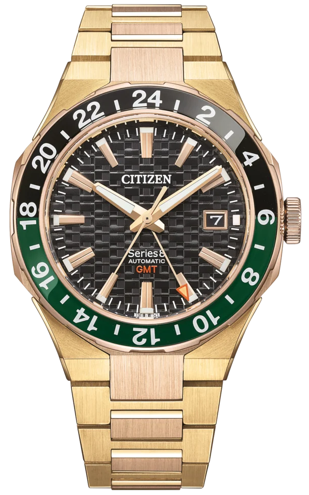 Citizen NB6033-51E Series 8 880 GMT Gold Stainless Steel Bracelet