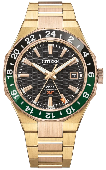 Citizen NB6033-51E Series 8 880 GMT Gold Stainless Steel Bracelet