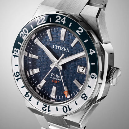 Citizen NB6034-58L Series 8 880 GMT Stainless Steel Bracelet