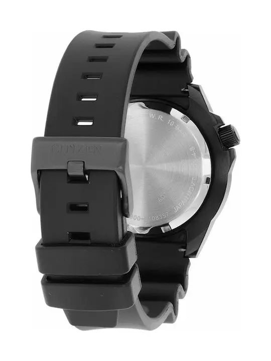 Citizen NH8385-11EE Automatic Promaster Marine Black Rubber Strap