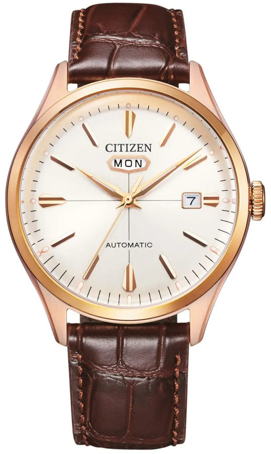Citizen NH8393-05AE Automatic Brown Leather Strap