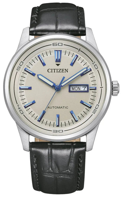 Citizen NH8400-10AE Automatic Black Leather Strap