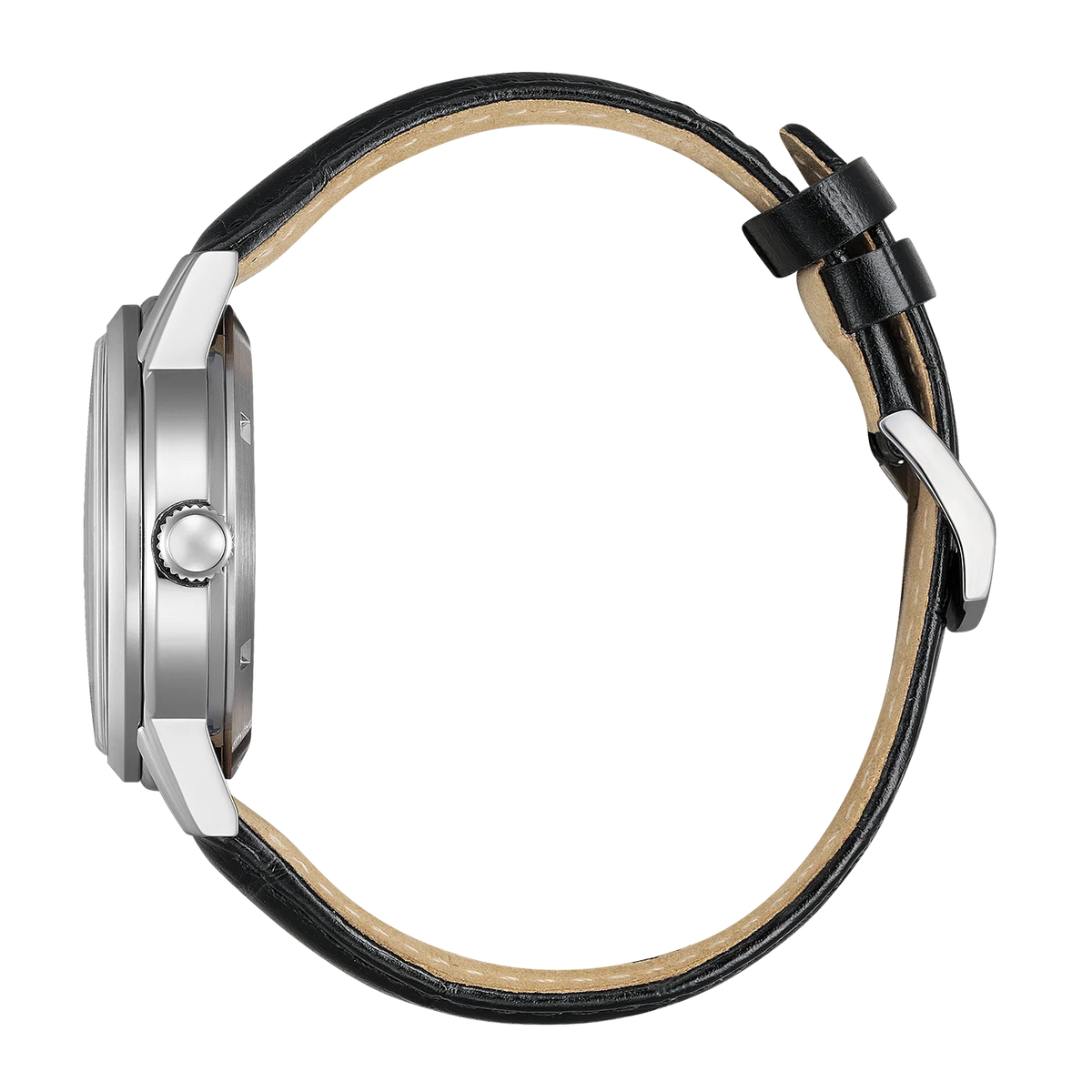 Citizen NJ0210-05E Automatic Black Leather Strap
