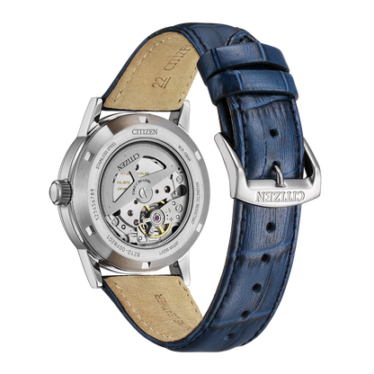 Citizen NJ0210-13L Automatic Blue Leather Strap