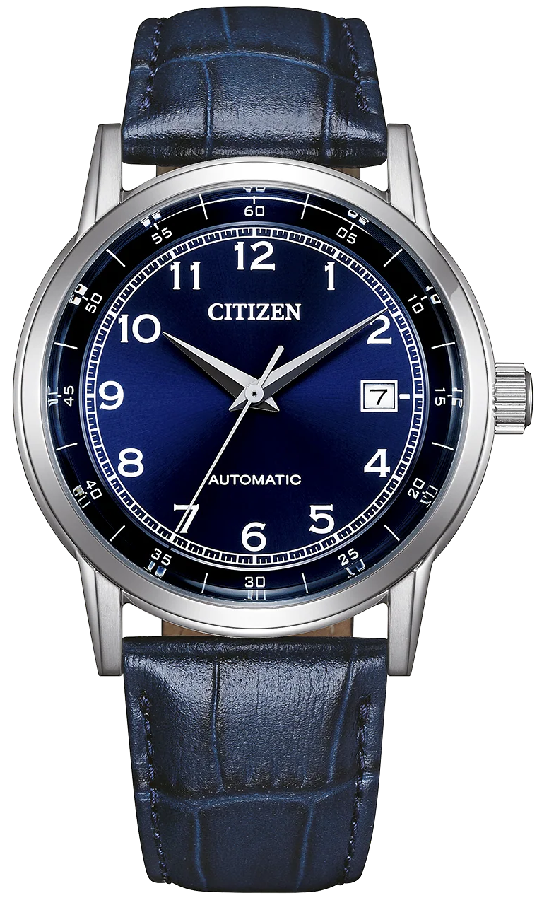 Citizen NJ0210-13L Automatic Blue Leather Strap