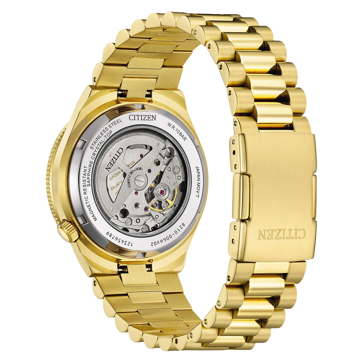 Citizen NJ0232-53X Tsuyosa Shore Automatic Gold Stainless Steel Bracelet