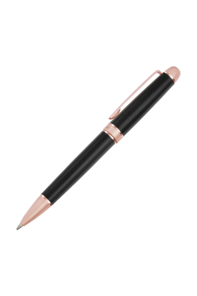 Cerruti 1881 NSI5894E  Holborn Black & Rosegold Ballpoint Pen