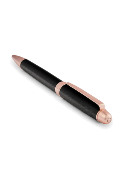 Cerruti 1881 NSI5894E  Holborn Black & Rosegold Ballpoint Pen