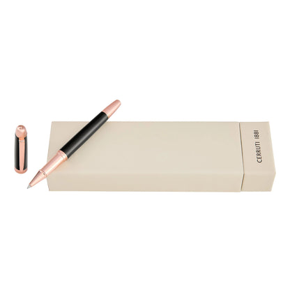 Cerruti 1881 NSI5895E Holborn Black & Rosegold Rollerball Pen